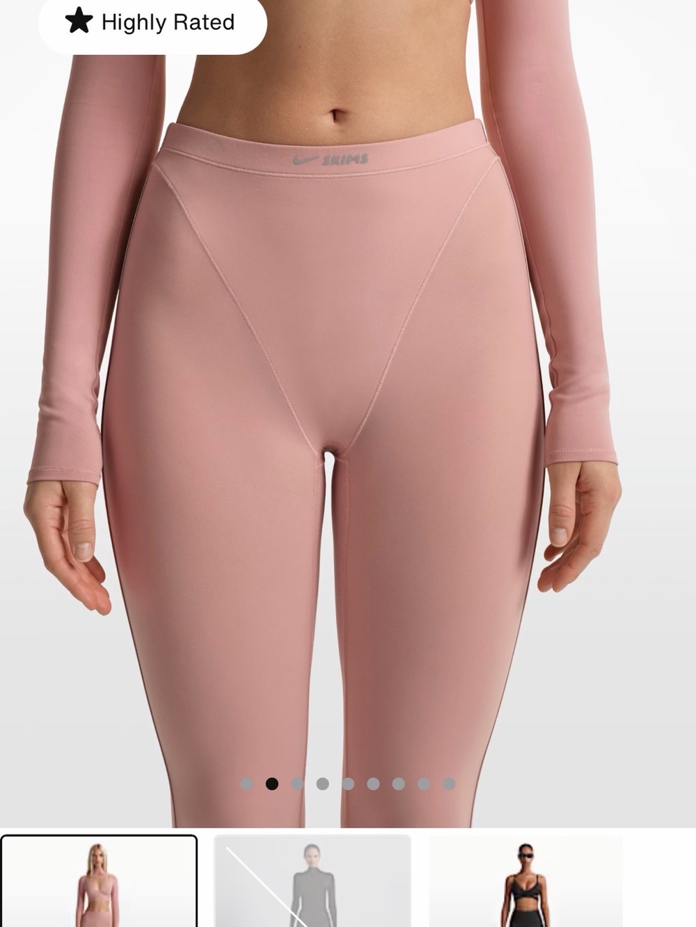 SKIMS High-Waist Sculpting weightlessness V-LINE 26" LEGGING - Picture 2 of 2